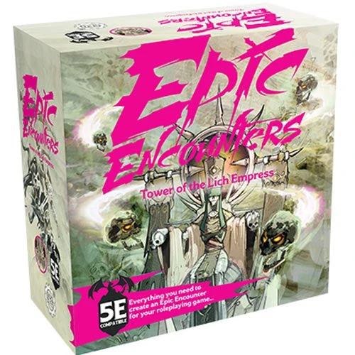 Steamforged Games Dungeons & Dragons Epic Encounters : Tower Of The Lich Empress (5E Compatible) Steamforged Games Dungeons & Dragons Epic Encounters : Tower Of The Lich Empress (5E Compatible)