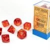 Gaming Accessories Chessex : Lab Dice - Polyhedral 7-die Set Gemini Translucent Red-Yellow/gold