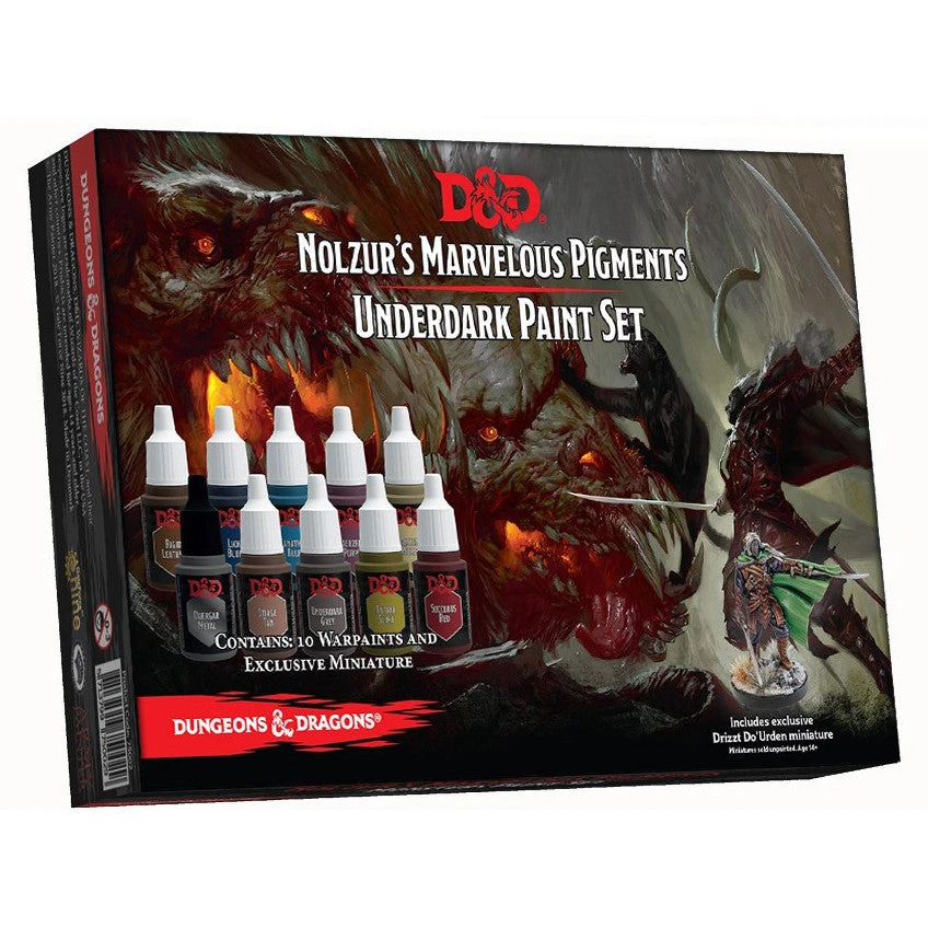 Army Painter Dungeons & Dragons Nolzur's Marvelous Pigments - Underdark Paint Set Army Painter Dungeons & Dragons Nolzur's Marvelous Pigments - Underdark Paint Set