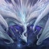 Gamermats - White Crystal Dragon Game Mats