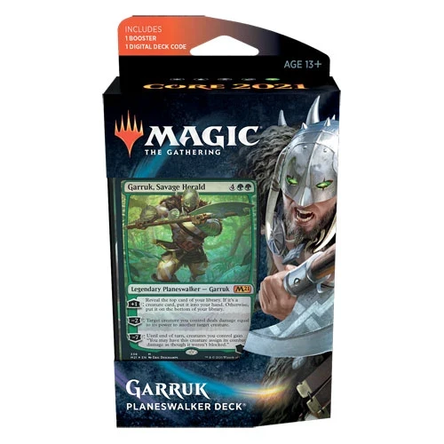 Wizards Of The Coast MtG: Core Set 2021 Planeswalker Deck Magic The Gathering 6 Wizards Of The Coast MtG: Core Set 2021 Planeswalker Deck Magic The Gathering