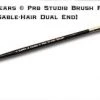 Games & Gears Dual End Size 4 Pro Studio Brush. ( Kolinsky Sable Hair)