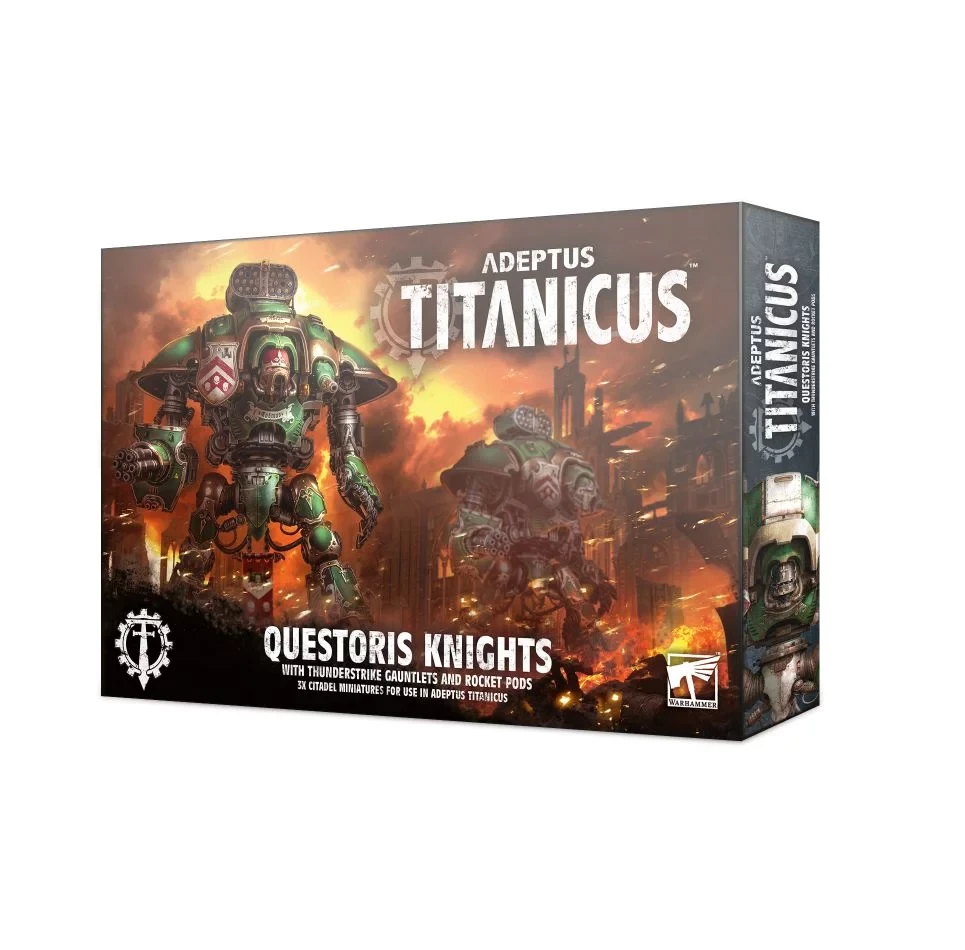 Games Workshop Adeptus Titanicus - Questoris Knights With Thunderstrike Gauntlets & Rocket Pods 3 Games Workshop Adeptus Titanicus - Questoris Knights With Thunderstrike Gauntlets & Rocket Pods