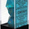 Chessex : Polyhedral 7-die Set Borealis Teal/Gold 2 Chessex : Polyhedral 7-die Set Borealis Teal/Gold