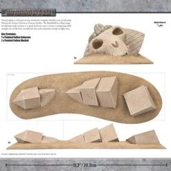 Gale Force Nine Battlefield In A Box: Forgotten City - Fallen Colossus