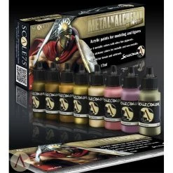 Scale75 Paints Golden Metal Alchemy Paint Set