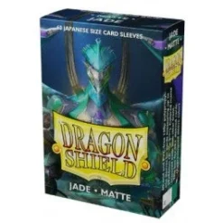 Arcane Tinmen Dragon Shields : Jade - Matte (60 Count Japanese Size)