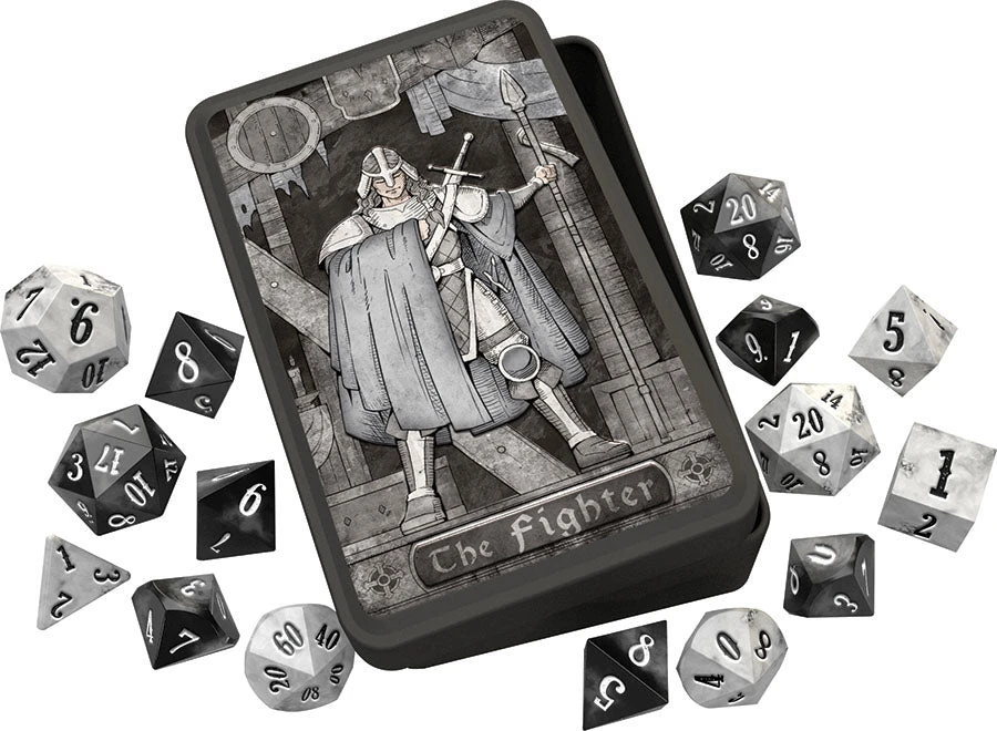 BEADLE & GRIMM'S LLC Fighter Dice Set 3 BEADLE & GRIMM'S LLC Fighter Dice Set