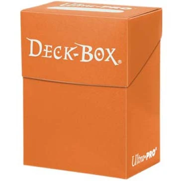 Ultrapro Gaming Accessories Poly Deck Box - Orange Ultrapro Gaming Accessories Poly Deck Box - Orange