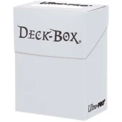 Ultrapro Gaming Accessories Poly Deck Box - White