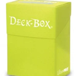 Ultrapro Gaming Accessories Poly Deck Box - Bright Yellow