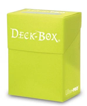 Ultrapro Gaming Accessories Poly Deck Box - Bright Yellow Ultrapro Gaming Accessories Poly Deck Box - Bright Yellow