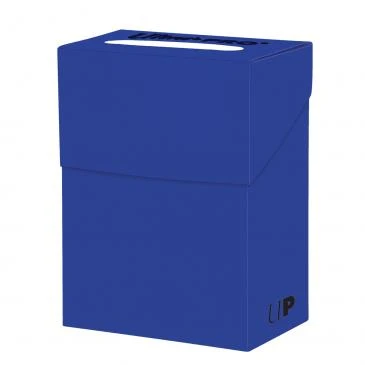 Ultrapro Poly Deck Box - Solid Blue 3 Ultrapro Poly Deck Box - Solid Blue