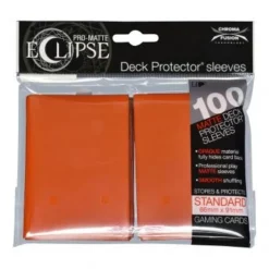 Ultra Pro Gaming Accessories Eclipse Pro Matte : Orange (Standard 100 Count)