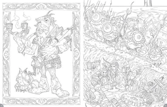 Wizards Of The Coast Dungeons & Dragons - Monsters And Heroes Of The Realms Coloring Book Wizards Of The Coast Dungeons & Dragons - Monsters And Heroes Of The Realms Coloring Book
