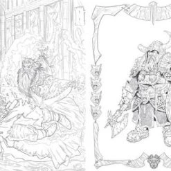 Wizards Of The Coast Dungeons & Dragons - Monsters And Heroes Of The Realms Coloring Book 4 Wizards Of The Coast Dungeons & Dragons - Monsters And Heroes Of The Realms Coloring Book
