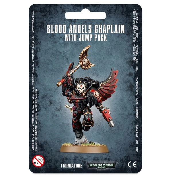 Games Workshop Blood Angels Chaplain With Jump Pack Games Workshop Blood Angels Chaplain With Jump Pack