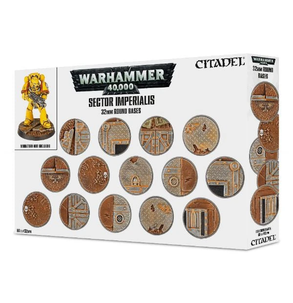 Games Workshop Sector Imperialis 32mm Round Bases 5 Games Workshop Sector Imperialis 32mm Round Bases