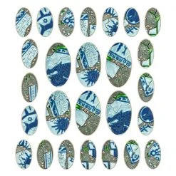 Games Workshop Shattered Dominion 60 & 90mm Oval Bases