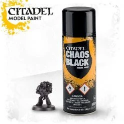 Games Workshop SPRAY Paint: Chaos Black