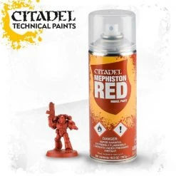 Games Workshop SPRAY Paint: Mephiston Red