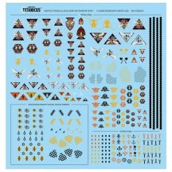 Games Workshop Adeptus Titanicus Legio Ignatum Transfer Sheet