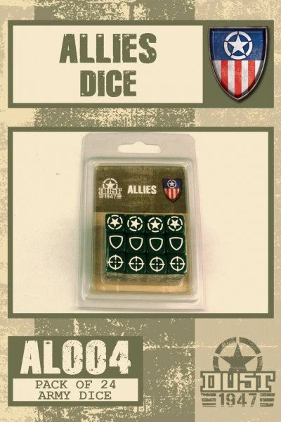 DUST Dust 1947 Allies Dice DUST Dust 1947 Allies Dice