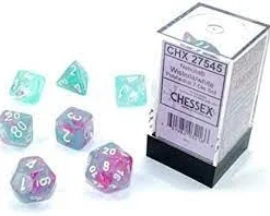 Gaming Accessories Chessex : Polyhedral 7-die Set Nebula Wisteria/White