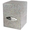ULTRA PRO INTERNATIONAL, LLC Satin Cube Deck Box: Glitter Clear