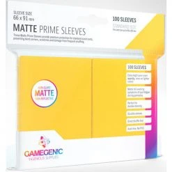 Gamegenic Matte Prime Sleeves (100 Count) (10 Color Options) Gaming Accessories