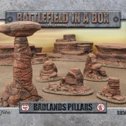Gale Force Nine Battlefield In A Box: Badlands Pillars