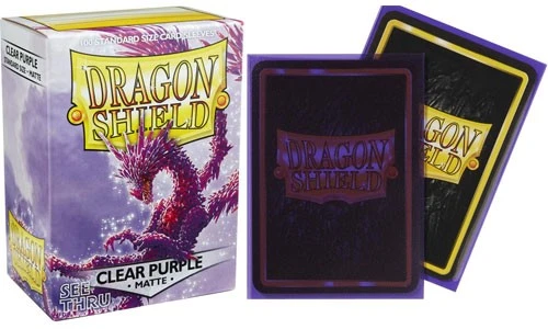 Arcane Tinmen Dragon Shield: Clear Purple - Matte (100) Gaming Accessories 3 Arcane Tinmen Dragon Shield: Clear Purple - Matte (100) Gaming Accessories