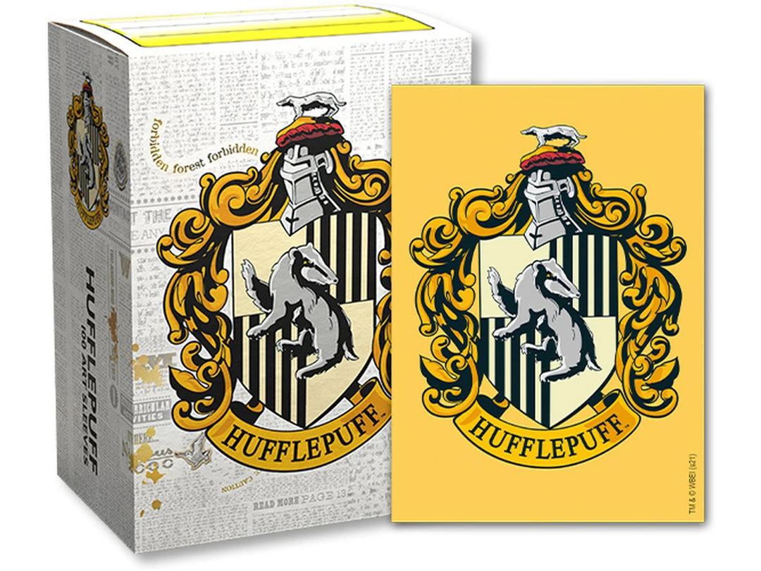 Gaming Accessories Dragon Shield : Hufflepuff Sleeves 3 Gaming Accessories Dragon Shield : Hufflepuff Sleeves