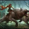 Gamermats - Dark Red Riding Hood Game Mats