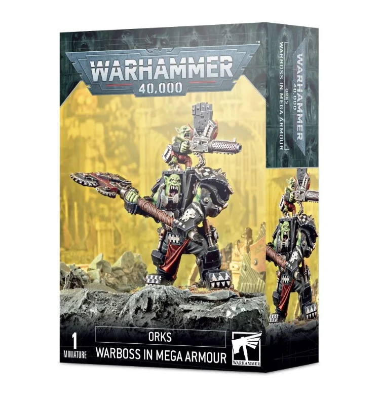 Games Workshop Ork Warboss In Mega Armor Games Workshop Ork Warboss In Mega Armor