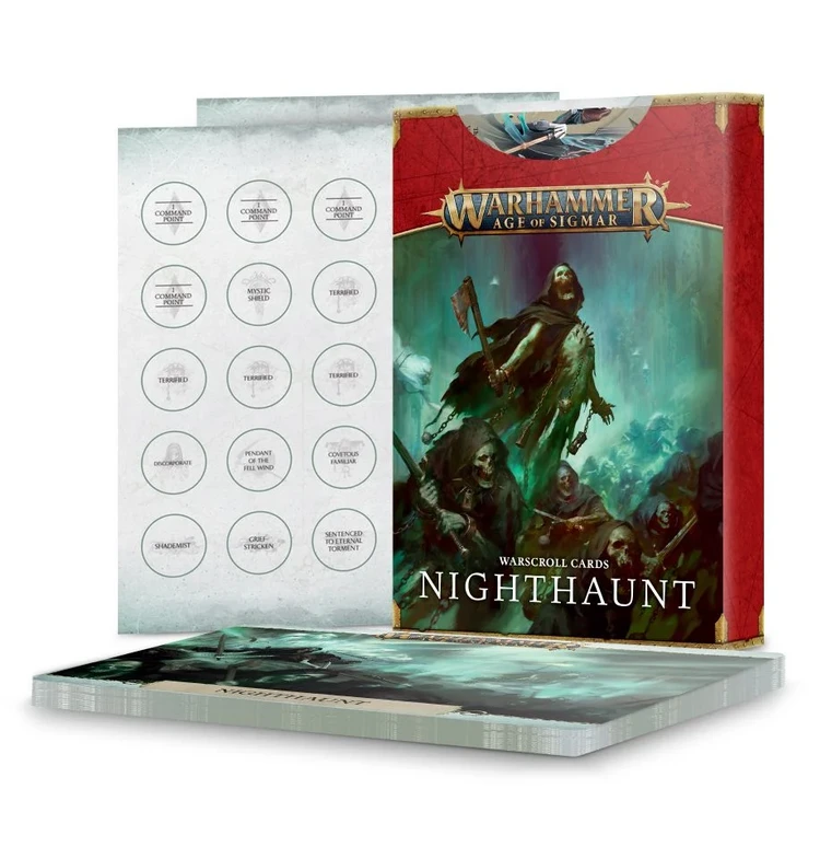 Games Workshop Warscroll Cards : Nighthaunt 3 Games Workshop Warscroll Cards : Nighthaunt