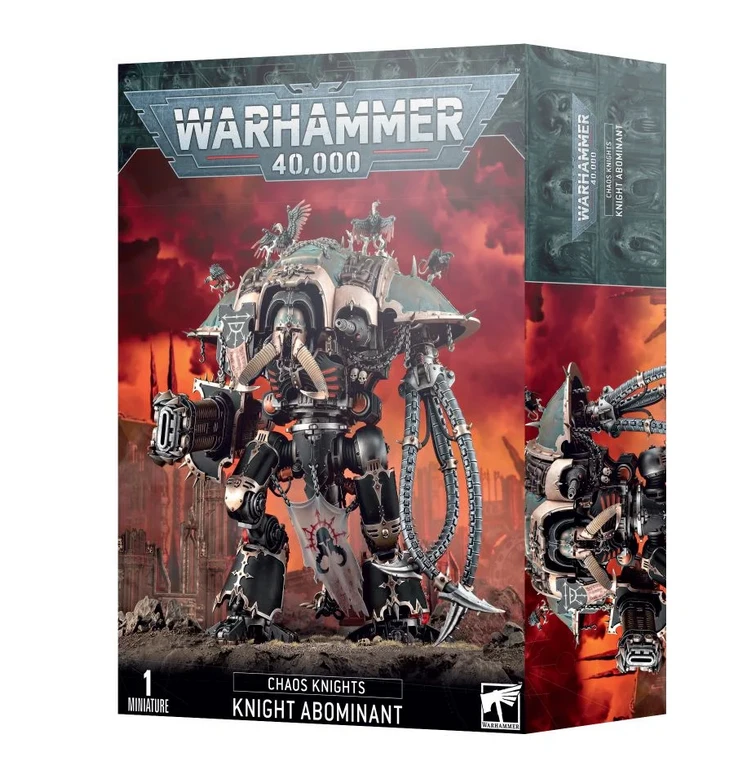 Games Workshop Chaos Knight Abominant Games Workshop Chaos Knight Abominant