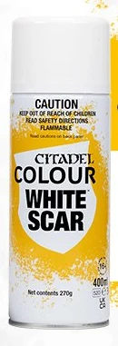 Games Workshop SPRAY Paint: White Scar