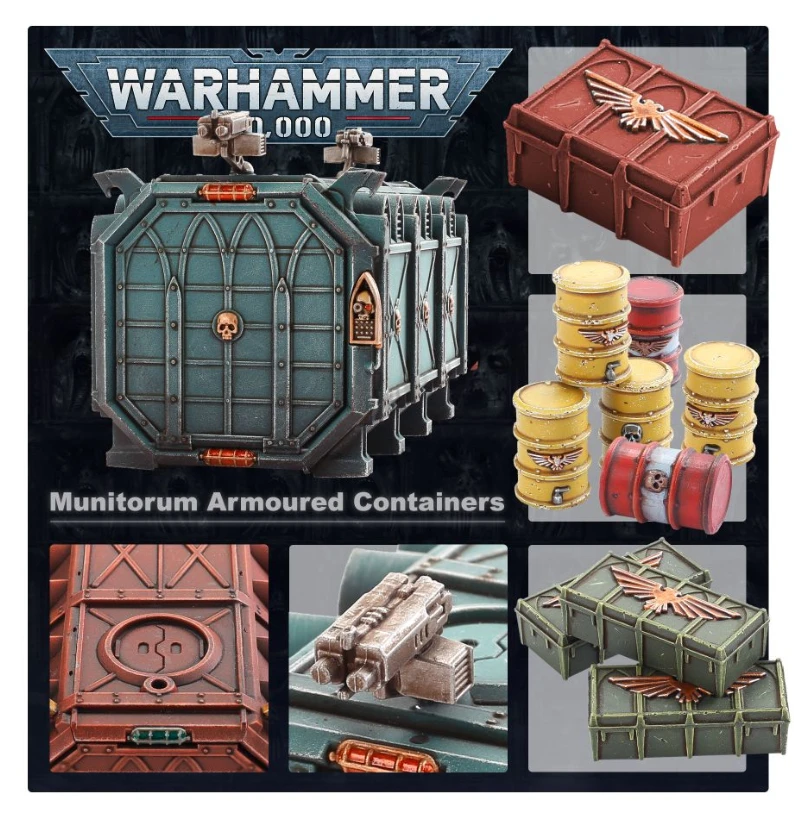 Games Workshop Battlezone : Munitorum - Armored Containers Games Workshop Battlezone : Munitorum - Armored Containers