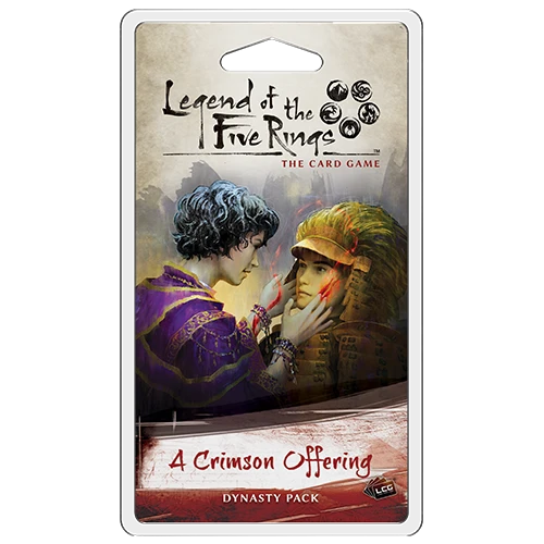 Fantasy Flight Legend Of The Five Rings - LCG : A Crimson Offering 3 Fantasy Flight Legend Of The Five Rings - LCG : A Crimson Offering