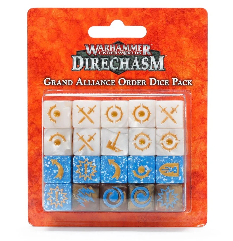 Games Workshop Warhammer Underworlds : Grand Alliance Order Dice Pack Games Workshop Warhammer Underworlds : Grand Alliance Order Dice Pack