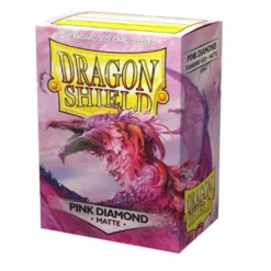Arcane Tinmen Gaming Accessories Dragon Shield: Pink Diamond - Matte (100)