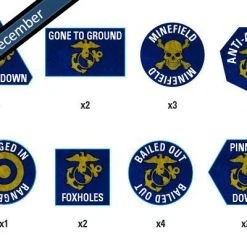 Battlefront Team Yankee : USMC Token Set