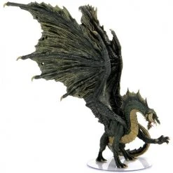 Wizards Of The Coast D&D Premium Painted Figure: Adult Black Dragon