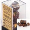 Gaming Accessories Chessex : Polyhedral 7-die Set Lustrous Gold/Silver 2 Gaming Accessories Chessex : Polyhedral 7-die Set Lustrous Gold/Silver