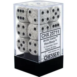 Gaming Accessories Chessex : 16mm D6 Set Arctic Camo
