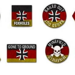 Battlefront Team Yankee : West German Token Set