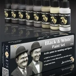 Scale75 Paints Black & White Paint Set