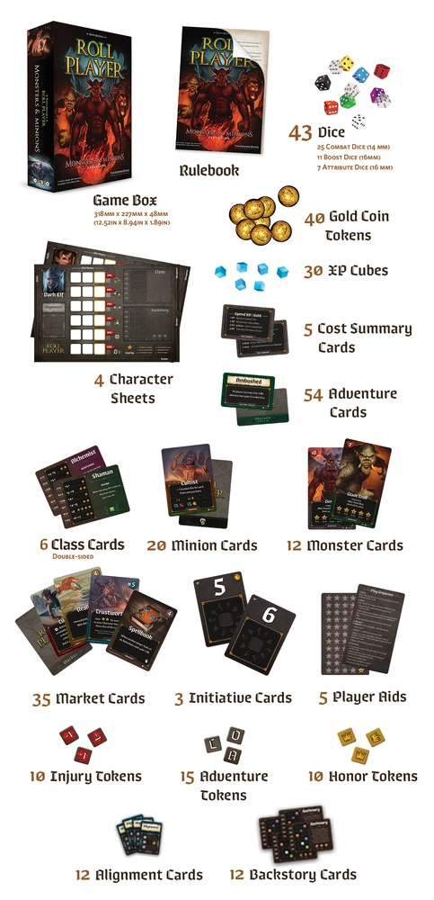 Thunderworks Games Board Games Roll Player: Monsters & Minions Expansion 4 Thunderworks Games Board Games Roll Player: Monsters & Minions Expansion