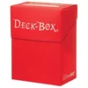 Ultrapro Poly Deck Box - Red 1 Ultrapro Poly Deck Box - Red